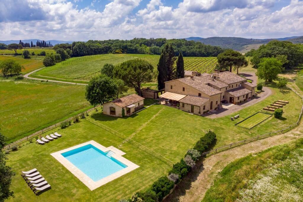 Podere Maiano - Private pool villa with spa Buonconvento Esterno foto