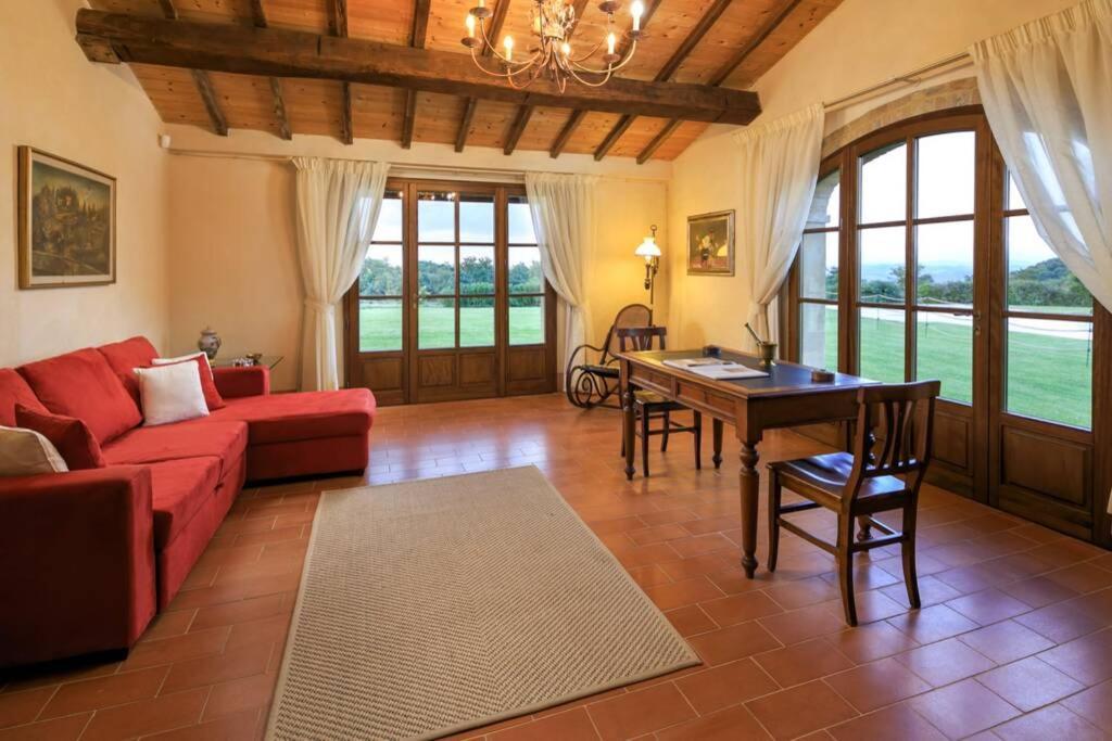 Podere Maiano - Private pool villa with spa Buonconvento Esterno foto