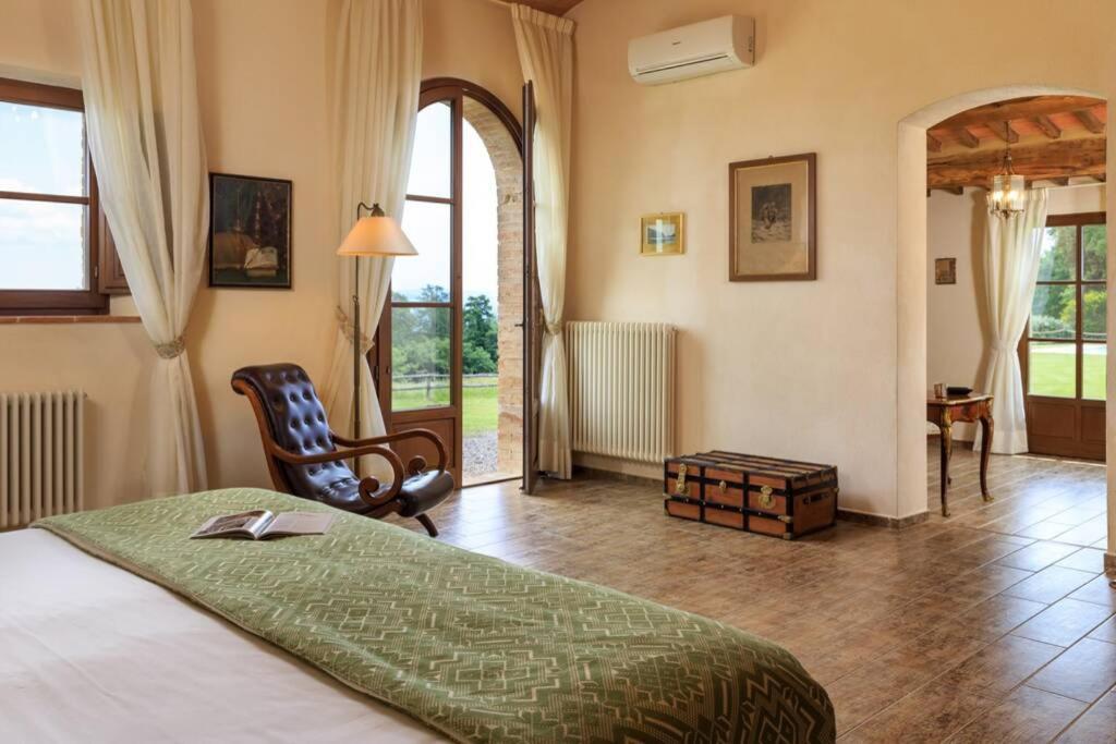 Podere Maiano - Private pool villa with spa Buonconvento Esterno foto